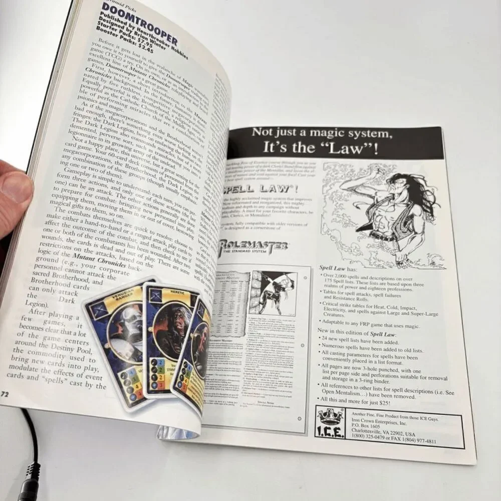 Pyramid Magazine Number 13 1995 GURPS & More Steve Jackson Games Ice Age Preview